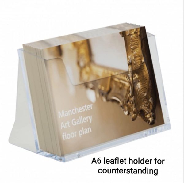 Counterstanding leaflet holder in A4, 1/3 A4 (third A4), A5 and A6 sizes - Image 7