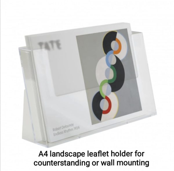 Counterstanding leaflet holder in A4, 1/3 A4 (third A4), A5 and A6 sizes - Image 8