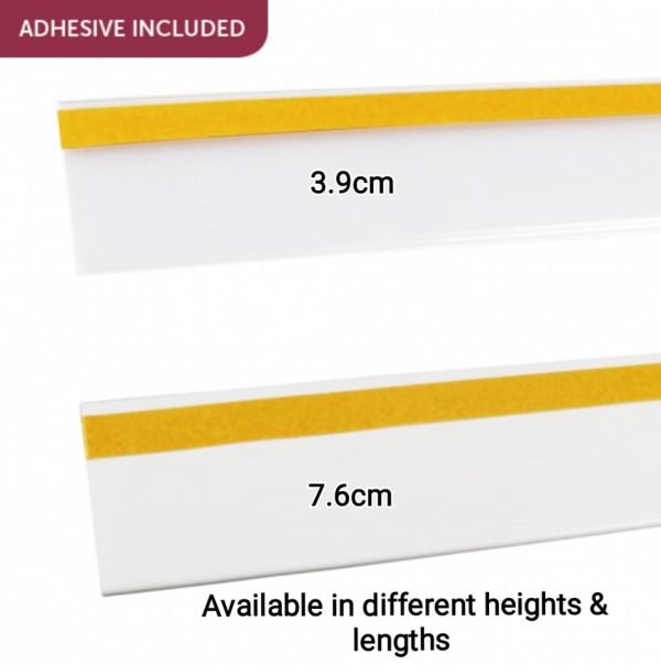 Adhesive backed Data Strips designed for displaying labels & Prices on flat shelves - Image 2
