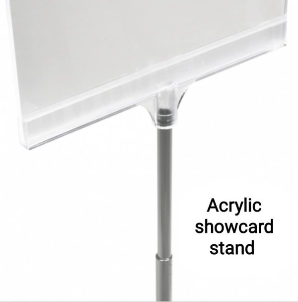 Our new Counterstanding acrylic showcard stand with an adjustable tube, - Image 4