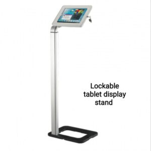 Floorstanding Lockable Fixed Tablet Holder
