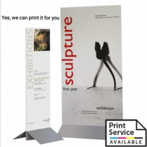 Rigid Steel Base Banner Holder, available in 300mm 600mm 800mm & 1000mm
