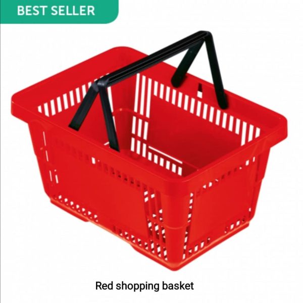22ltr shopping basket in four different colours - Image 2