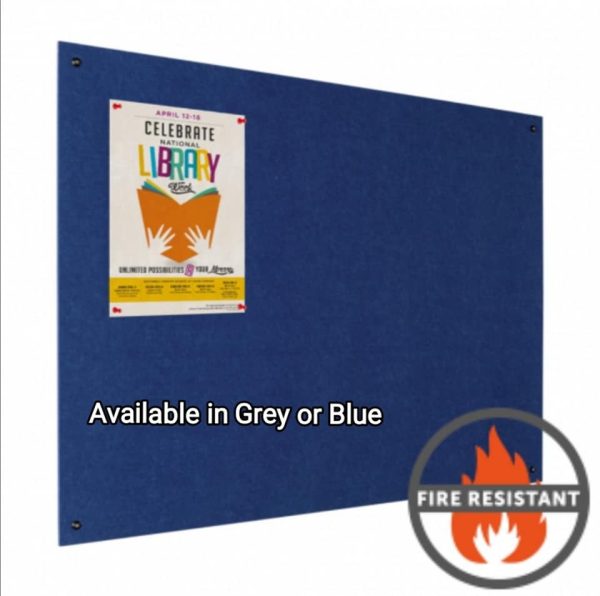 Fire-resistant Frameless rigid felt notice board - Image 2