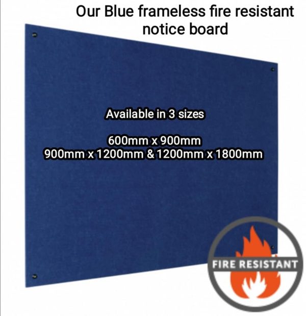 Fire-resistant Frameless rigid felt notice board - Image 8