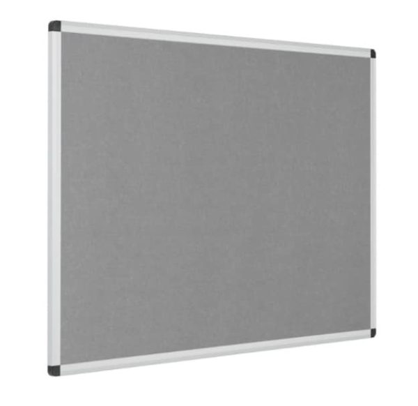 Fire resistant notice board with stylish aluminium frame and safety corners. - Image 3
