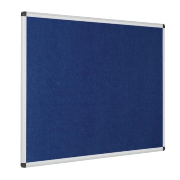 Fire resistant notice board with stylish aluminium frame and safety corners. - Image 5