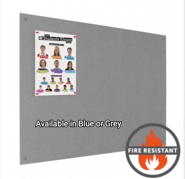 Fire-resistant Frameless rigid felt notice board - Image 5