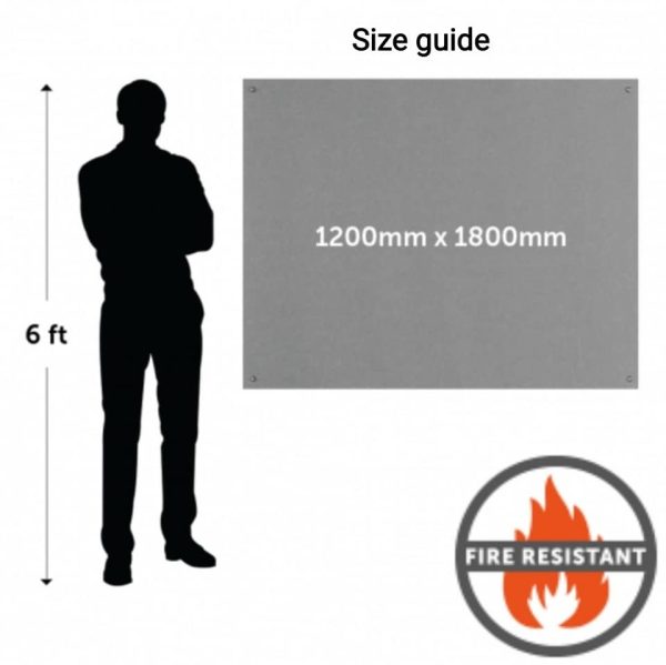 Fire-resistant Frameless rigid felt notice board - Image 4