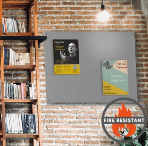 Fire-resistant Frameless rigid felt notice board - Image 3
