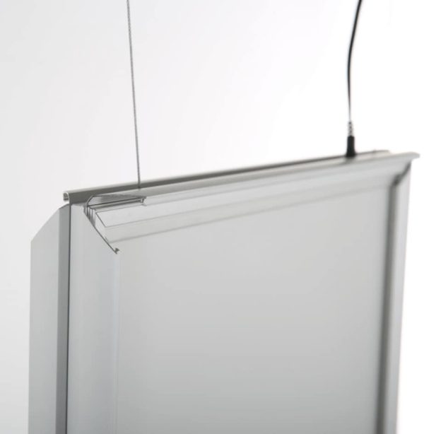 Energy-saving Backlit Double Sided Hanging Snap Frames for promotional displays. - Image 2