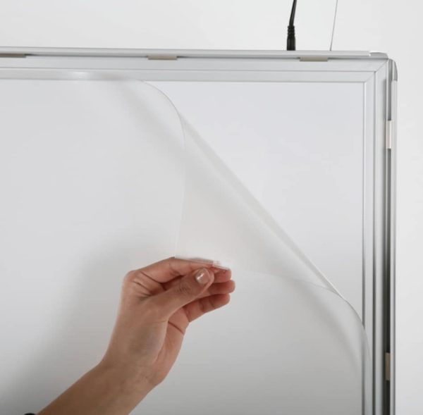 Energy-saving Backlit Double Sided Hanging Snap Frames for promotional displays. - Image 9