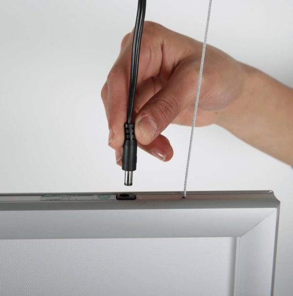 Energy-saving Backlit Double Sided Hanging Snap Frames for promotional displays. - Image 7