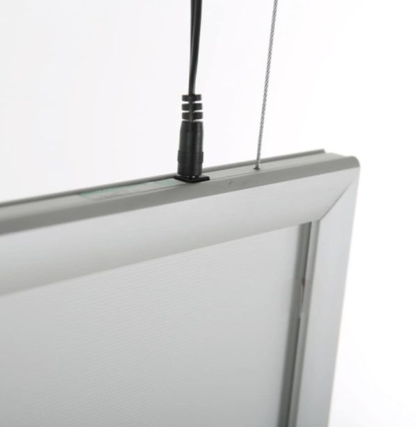 Energy-saving Backlit Double Sided Hanging Snap Frames for promotional displays. - Image 6