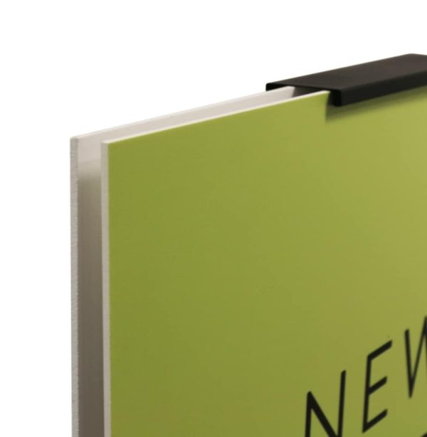 Metal poster display stand supplied with optional printed Foamex board - Image 6
