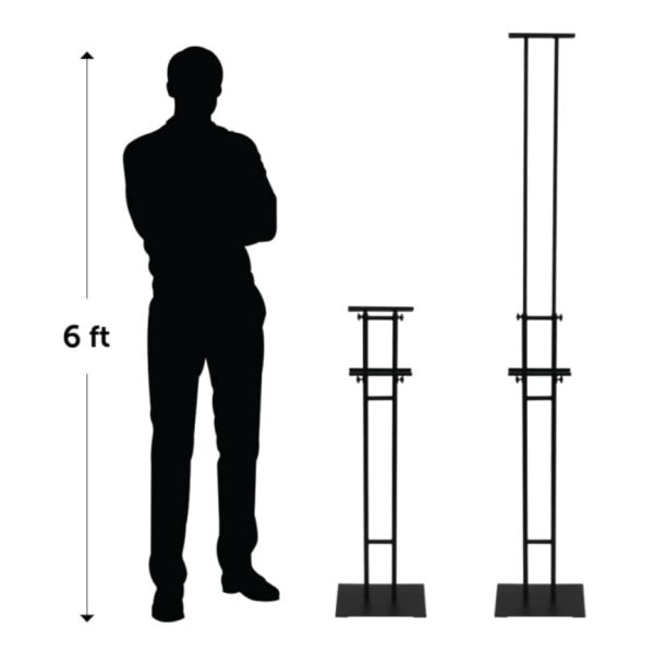 Metal poster display stand supplied with optional printed Foamex board - Image 7