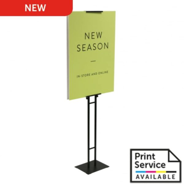 Metal poster display stand supplied with optional printed Foamex board - Image 11