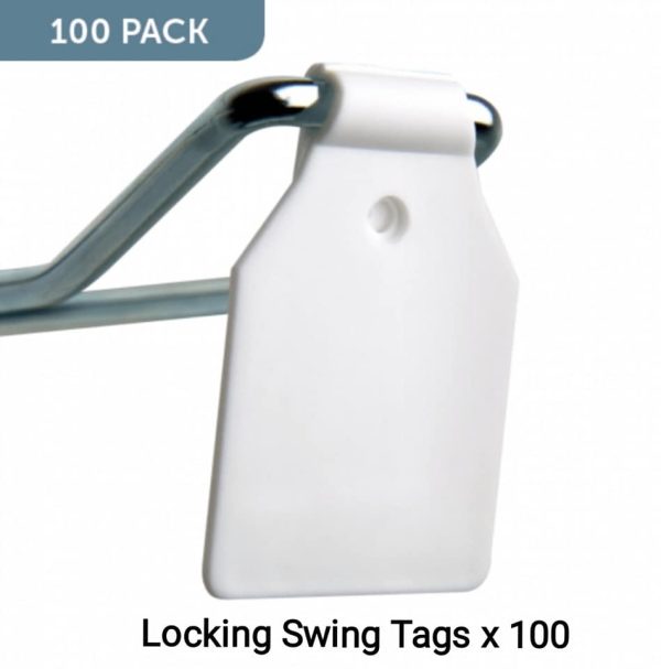 Locking Swing Tags for use on double merchandising hooks - Image 4
