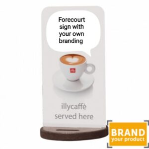 A double sided aluminium Sign Panel Pavement Sign