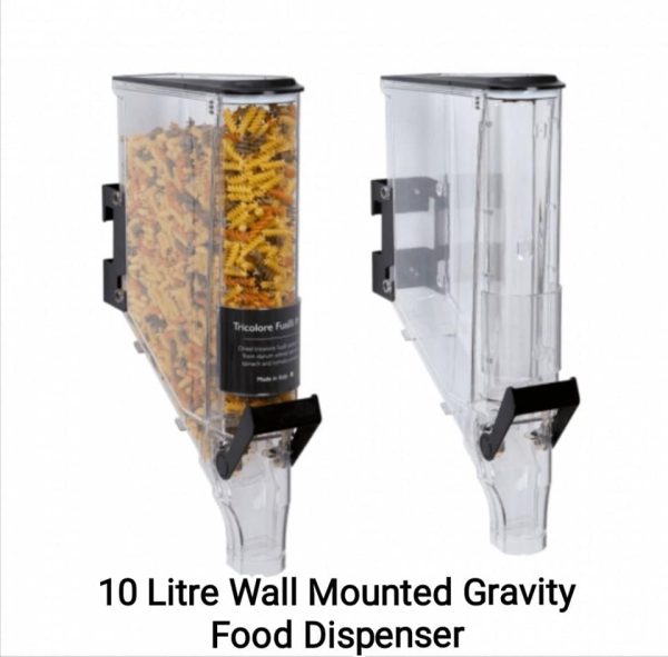 Gravity food dispenser is supplied with a base for counter standing - Image 2
