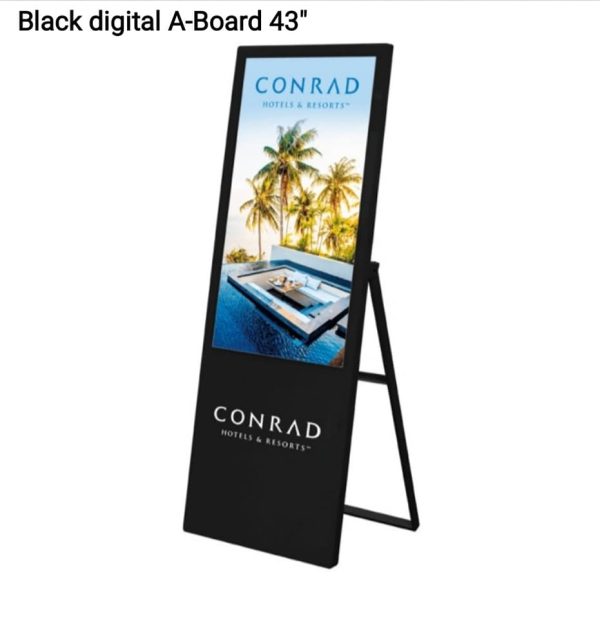 Digital A-Board with 43" full HD screen and audio, video and split-screen features - Image 6