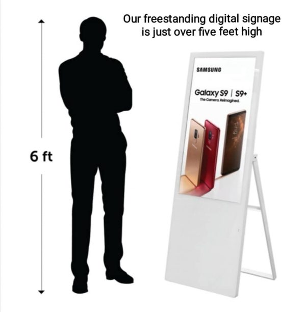 Digital A-Board with 43" full HD screen and audio, video and split-screen features - Image 11