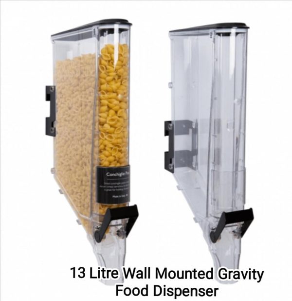 Gravity food dispenser is supplied with a base for counter standing - Image 7