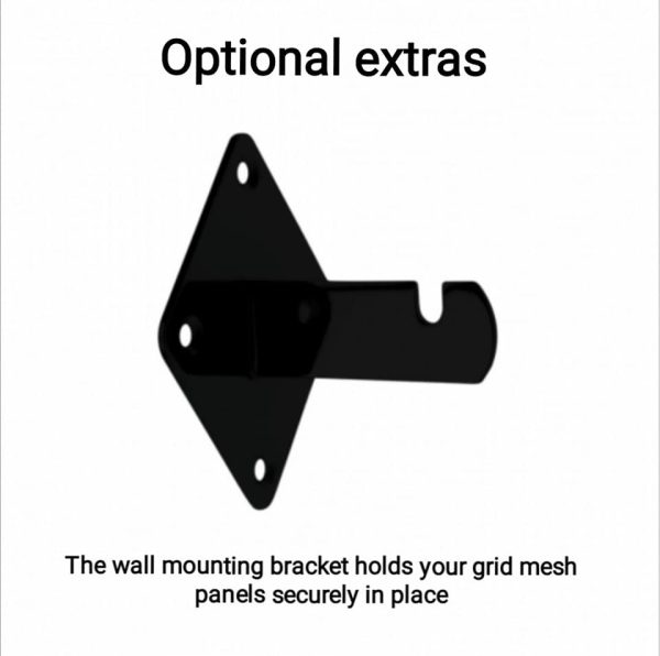 Gridwall Wall Mounting Bracket designed to attach gridwall panels to your walls - Image 3