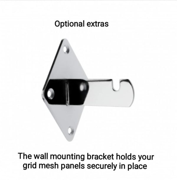 Gridwall Wall Mounting Bracket designed to attach gridwall panels to your walls - Image 4