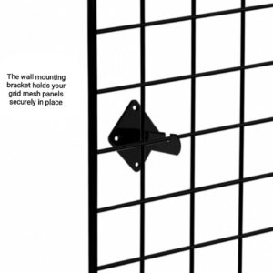 Gridwall Wall Mounting Bracket designed to attach gridwall panels to your walls