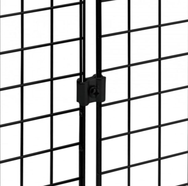Black or Chrome Gridwall Mesh panels available in 5 different lengths 4ft,5ft,6ft,7ft & 8ft all x 2 foot, - Image 6