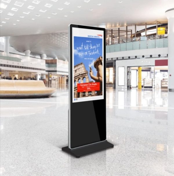 Premium freestanding single sided digital advertising screen is available in 55" & 43" - Image 15