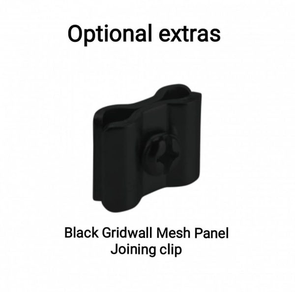 Black or Chrome Gridwall Mesh panels available in 5 different lengths 4ft,5ft,6ft,7ft & 8ft all x 2 foot, - Image 7