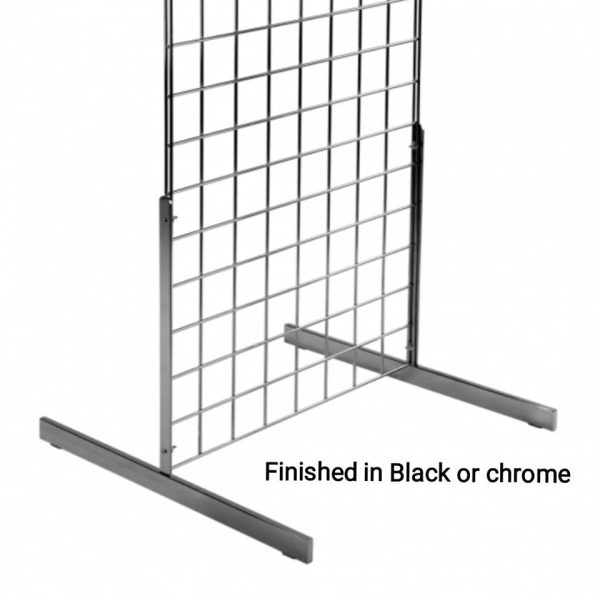 Standard gridwall T legs are sold in pairs for installing a gridwall display unit, - Image 2