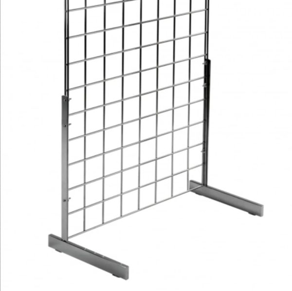 Standard Gridwall L Legs sold in pairs for installing a gridwall display unit - Image 2