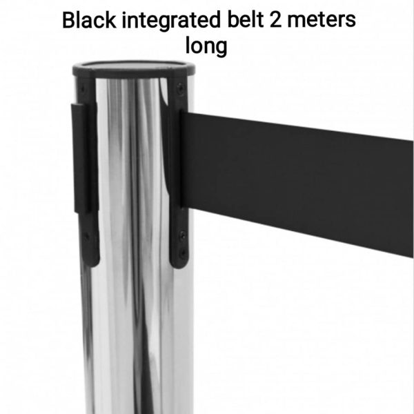 New Chrome Retractable Queue Barrier System - Image 6