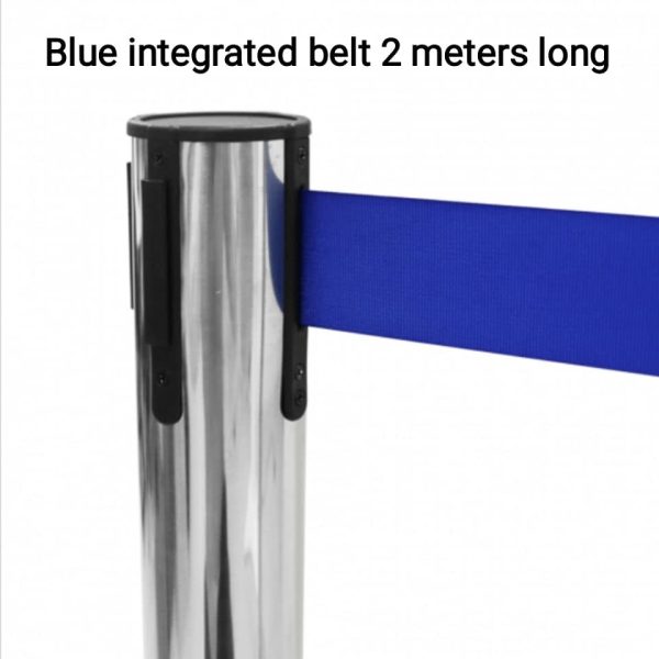 New Chrome Retractable Queue Barrier System - Image 9