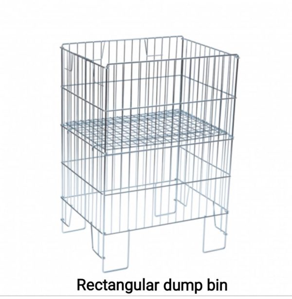 Collapsible dump bins made from strong zinc wire - Image 5