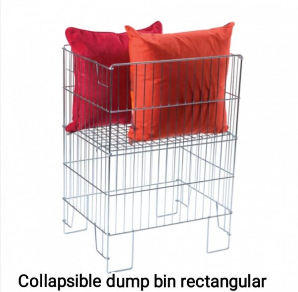 Collapsible dump bins made from strong zinc wire - Image 4