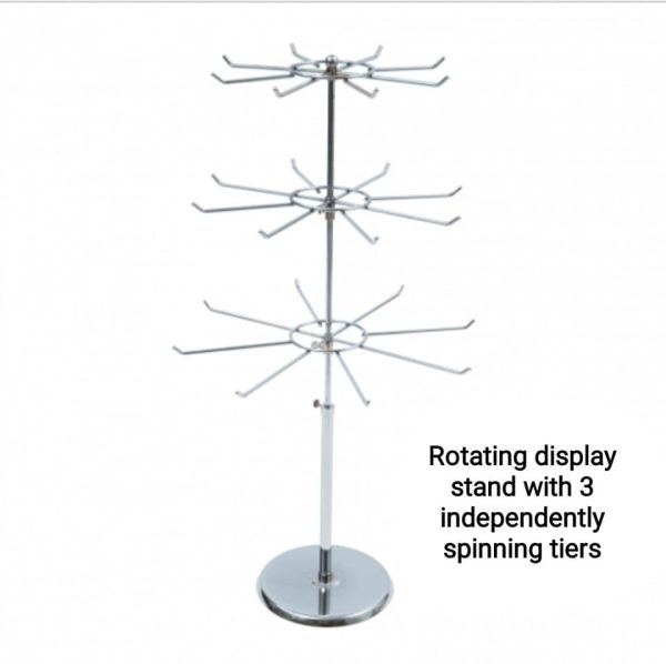 Revolving Countertop Display Stand for showcasing various products, - Image 3