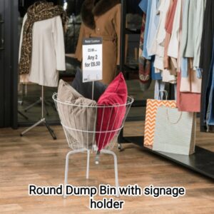 Increase impulse buys with a Round Dump Bin in your store,