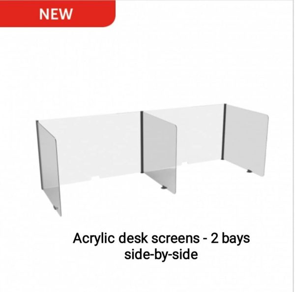 Versatile office desk screens which can be extended and reconfigured as required - Image 2