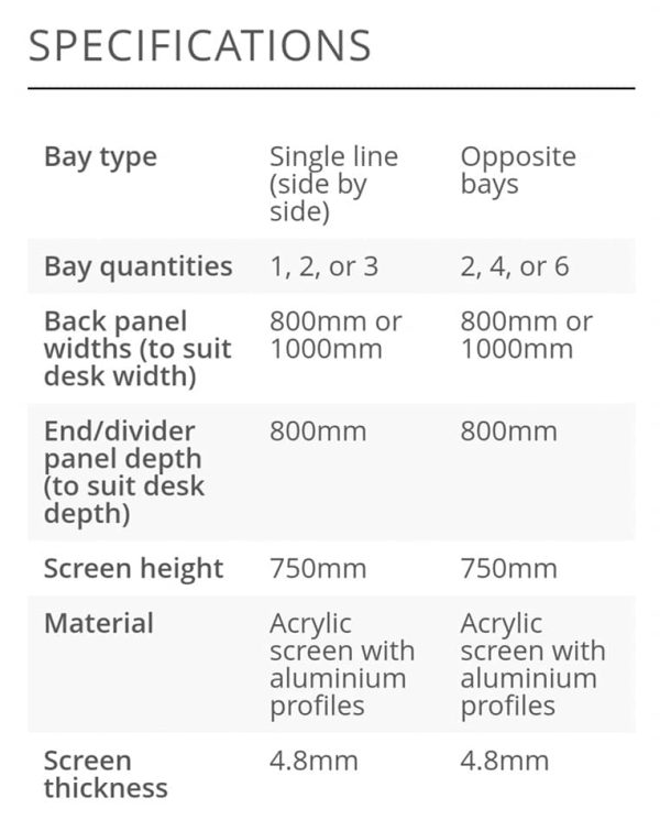 Versatile office desk screens which can be extended and reconfigured as required - Image 4