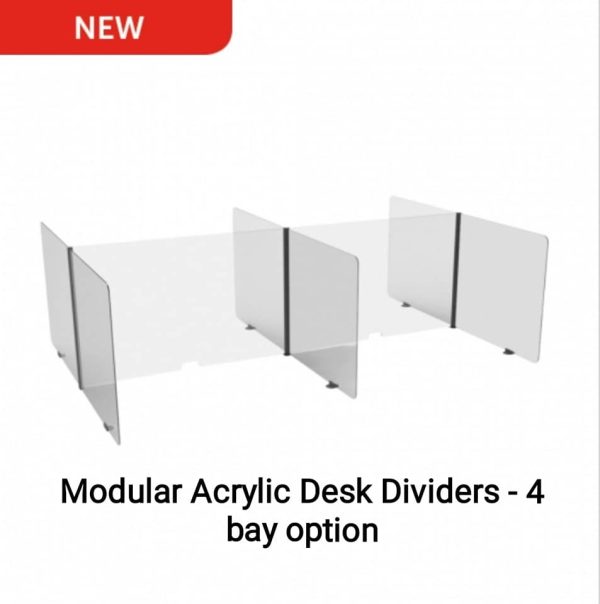 Versatile office desk screens which can be extended and reconfigured as required - Image 7