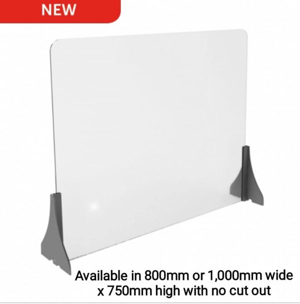 Premium quality flat pack sneeze guard for counter, desk and tabletop use - Image 5