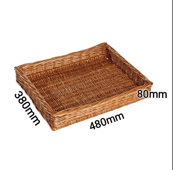 Wicker Display Basket crafted by hand using natural resources - Image 5