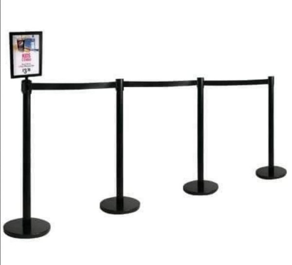 Chrome Retractable Queue Barrier Systems - Image 4