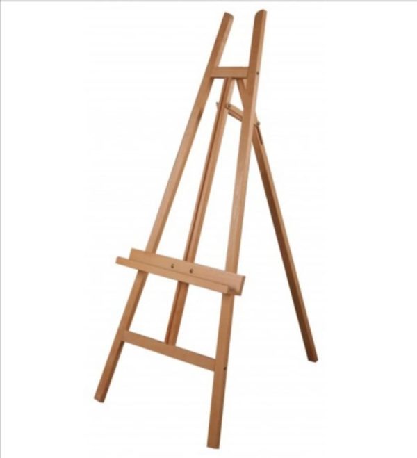 Contemporary Beech Wood Easel for use with chalk boards or canvases