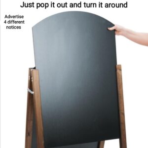 A-Board with Reversible Chalk Boards for 4 different displays