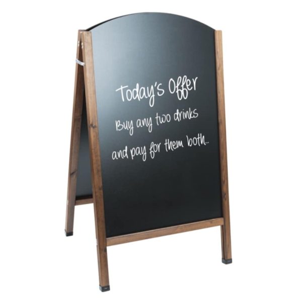 A-Board with Reversible Chalk Boards for 4 different displays - Image 3